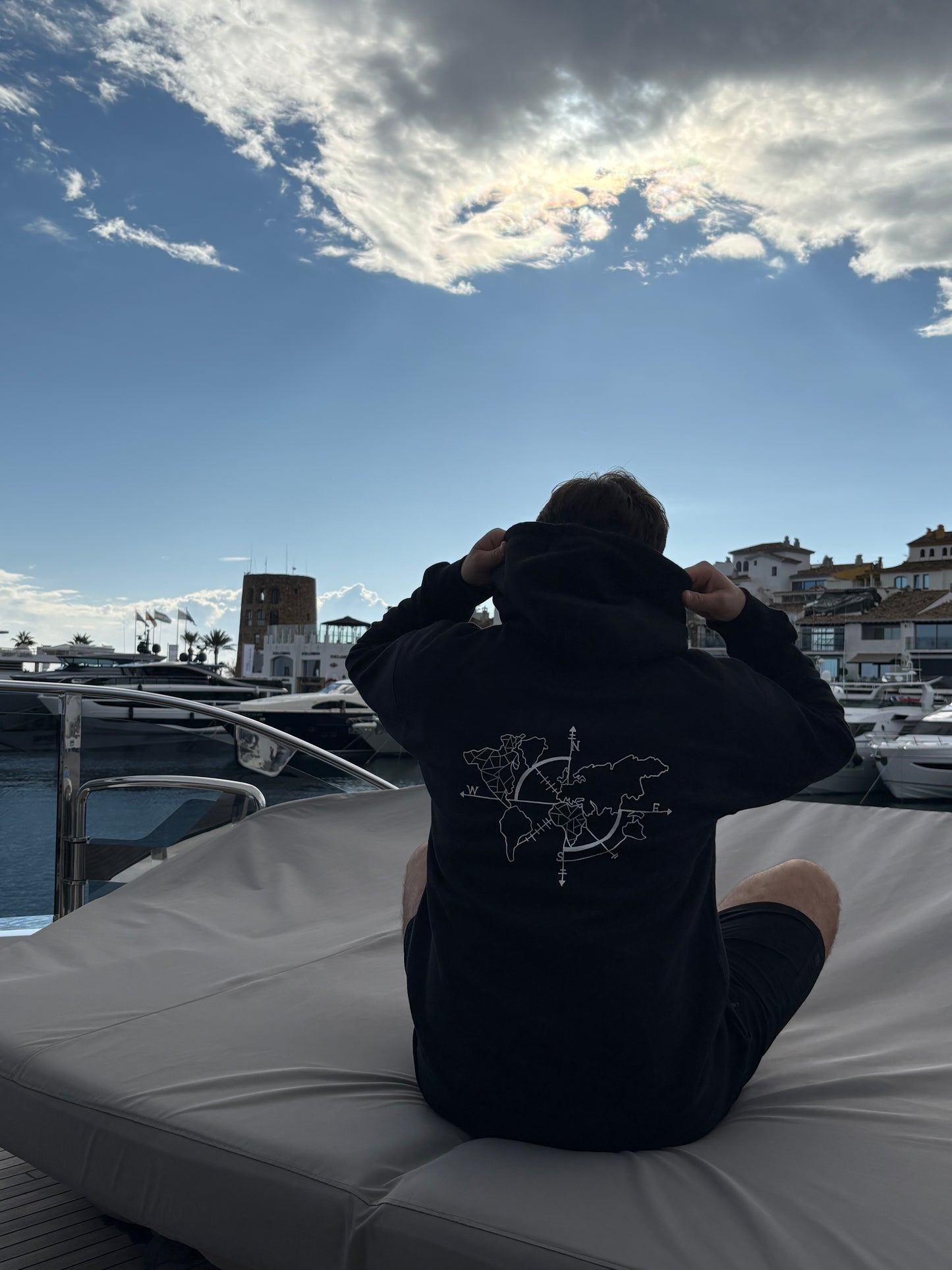 Chart - Black hoodie (mens)