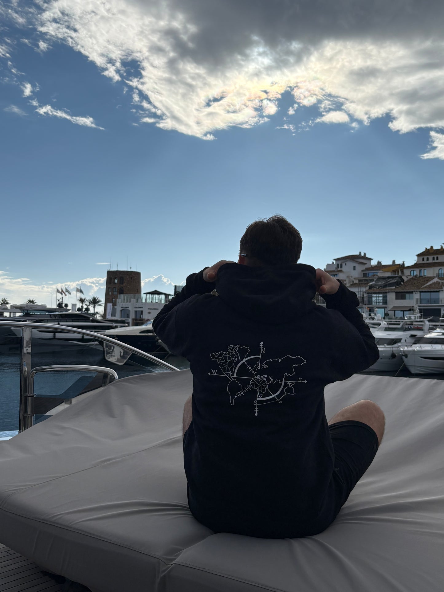 Chart - Black hoodie (mens)