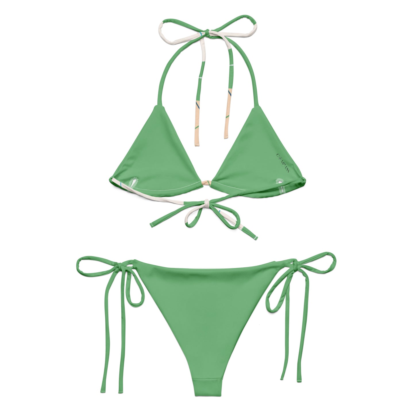 Chart - Green two piece swimsuit