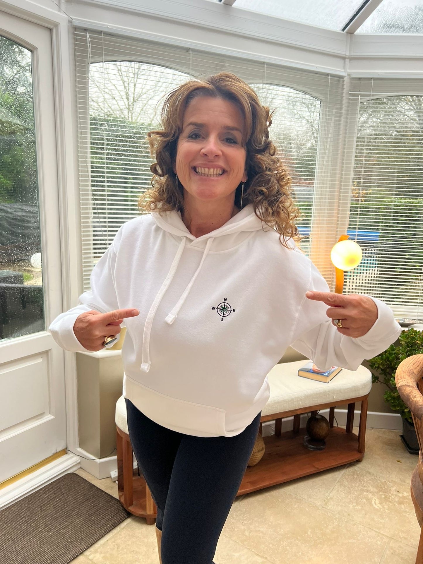 Chart - White compass logo Jumper