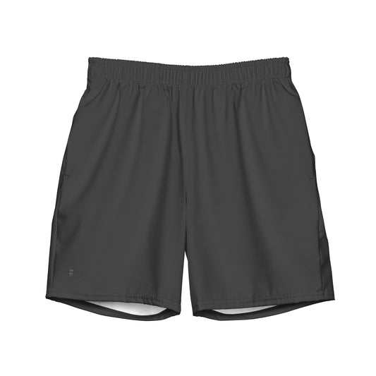 Dark Grey Recycled Swim Trunks