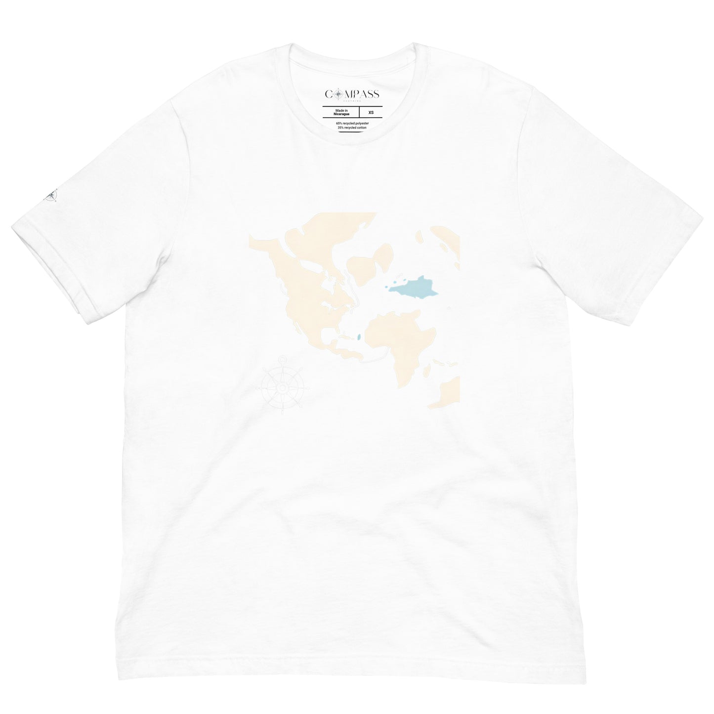 White chart eco t-shirt